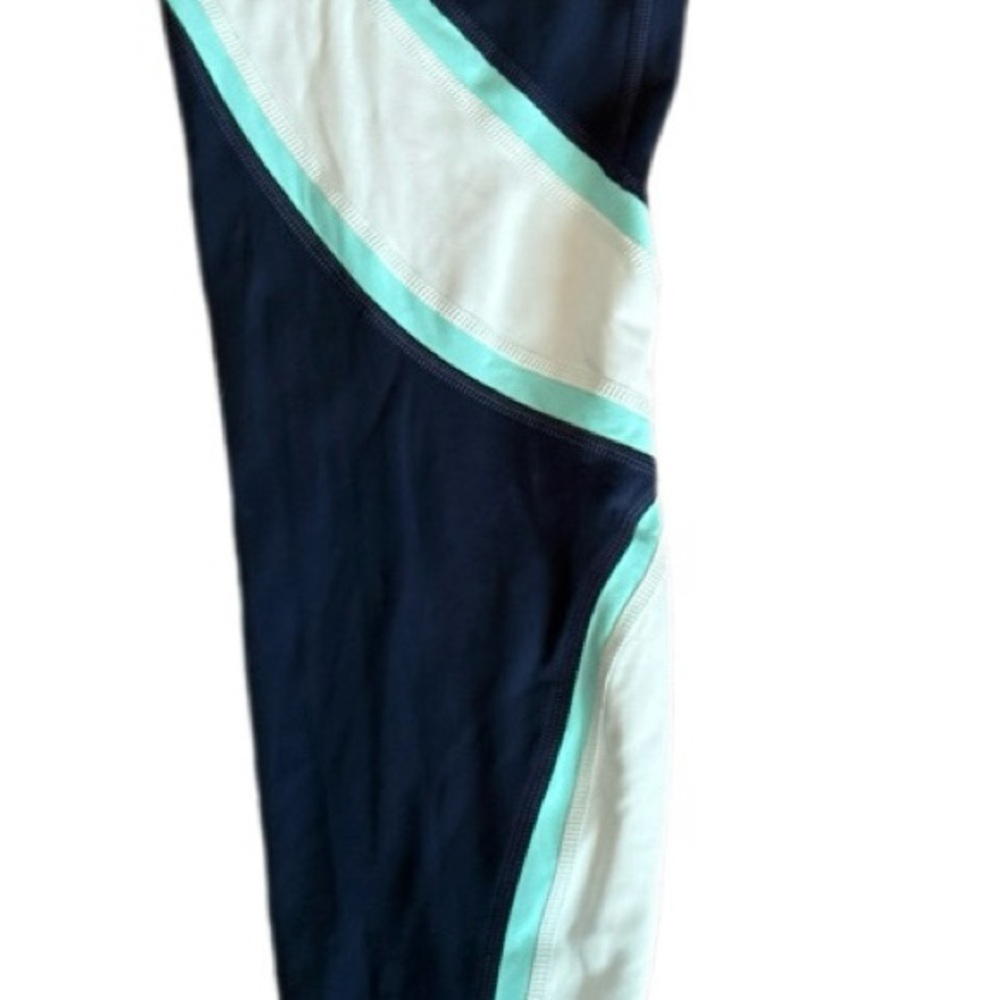 Avia Blue Colorblock High Rise Leggins Size Medium - Picture 9 of 15